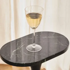 Fashion Horgans Abella Etched White Wine Glass Set 4 Etched Glass