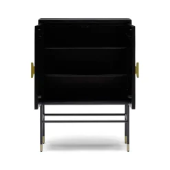 Fashion Horgans Abstract Bone Inlay Cabinet Black