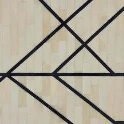 Online Horgans Abstract Bone Inlay Sideboard Black