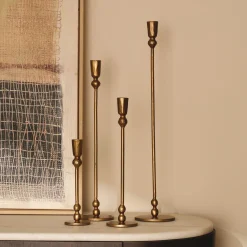 Best Horgans Aero Candleholder Large Brass