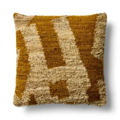 Outlet Horgans Afi Square Cushion 50x50 Yellow & Natural