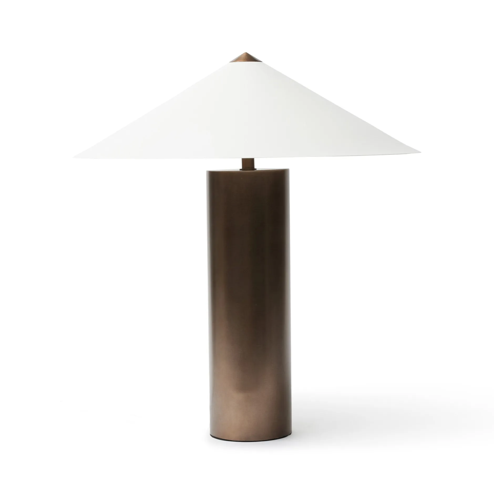 Online Horgans Aiko Table Lamp Dark Bronze & White