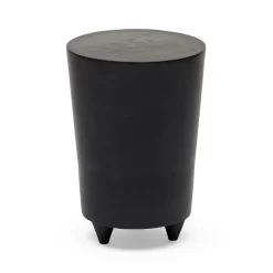 Discount Horgans Akin Drum Side Table Black