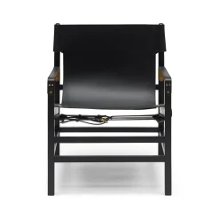 Discount Horgans Aldo Leather Armchair Black