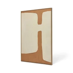 Best Horgans Alma Framed Wall Art Brown & Cream