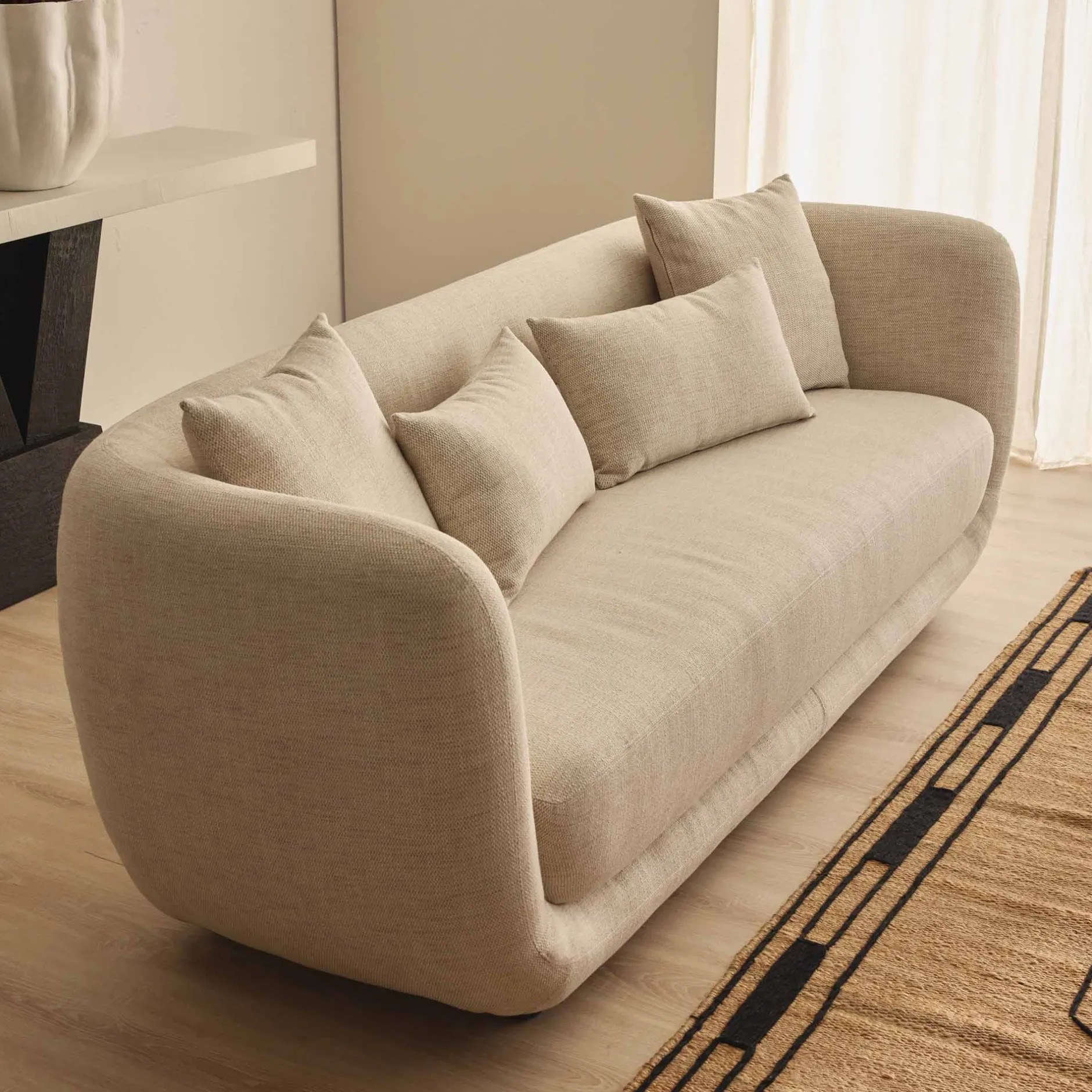 Clearance Horgans Altura Sofa White Sand