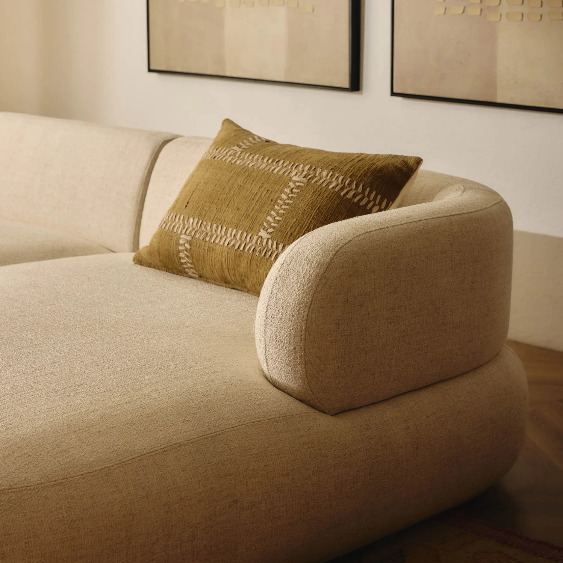 Outlet Horgans Ames Modular Sofa Fresco White