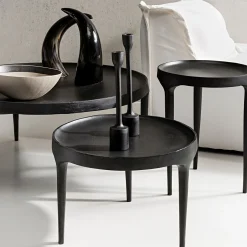 Clearance Horgans Amsterdam Side Table Black