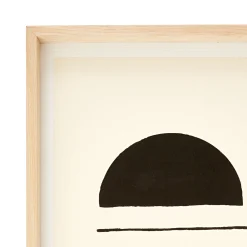 Online Horgans Apollo Framed Wall Art Black & Cream