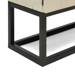 Discount Horgans Archer Recycled Pine Cabinet White Wash & Black