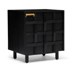 Outlet Horgans Ares Bedside Left Side Handle Black
