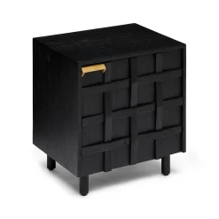 Outlet Horgans Ares Bedside Left Side Handle Black
