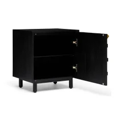 Outlet Horgans Ares Bedside Left Side Handle Black
