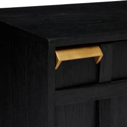 Outlet Horgans Ares Bedside Left Side Handle Black