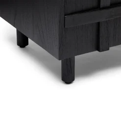 Outlet Horgans Ares Bedside Left Side Handle Black
