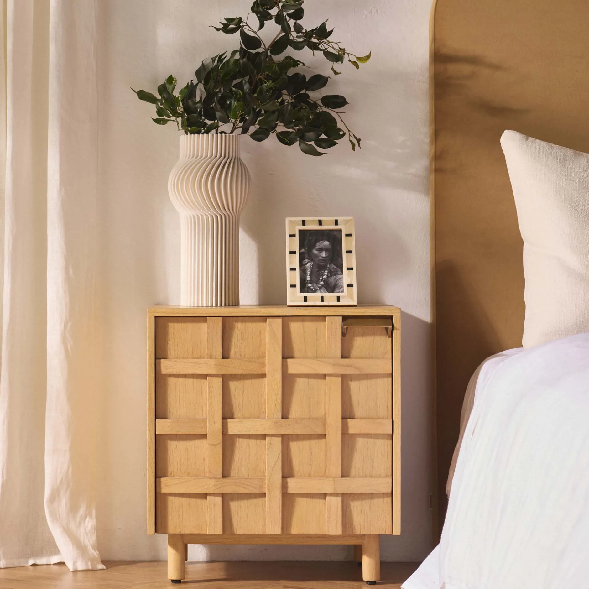 Discount Horgans Ares Bedside Right Side Handle Natural