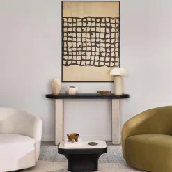 Sale Horgans Argo Marble Console Black