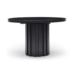 Outlet Horgans Ari Outdoor Dining Table Natural Black