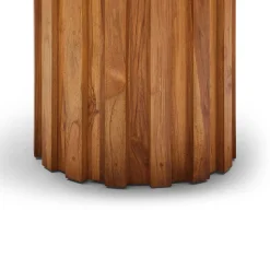 Outlet Horgans Ari Outdoor Dining Table Natural Natural Teak