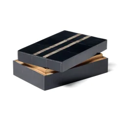 Clearance Horgans Arya Box Rectangle Black