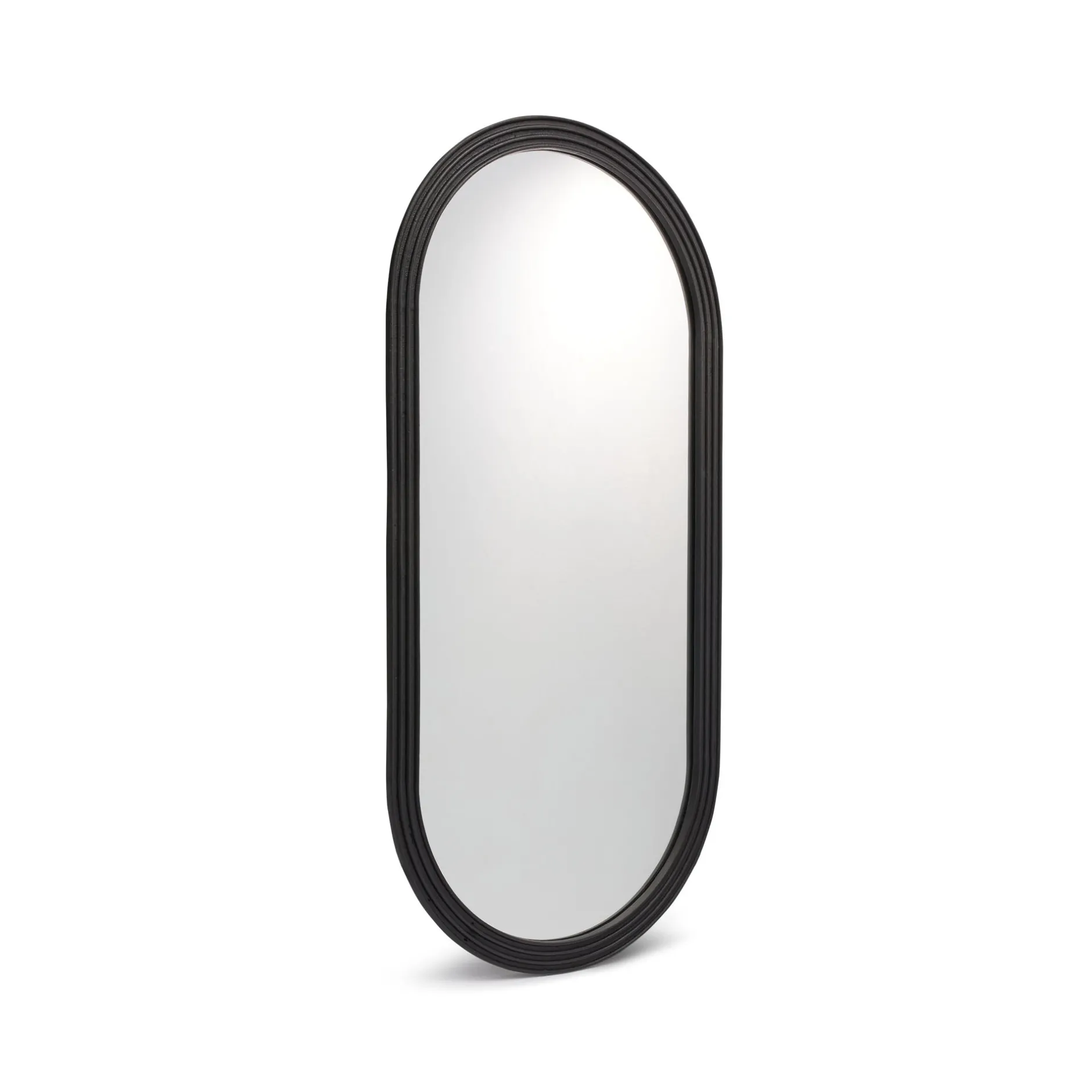 Online Horgans Ascot Oval Wall Mirror Matte Bronze Black