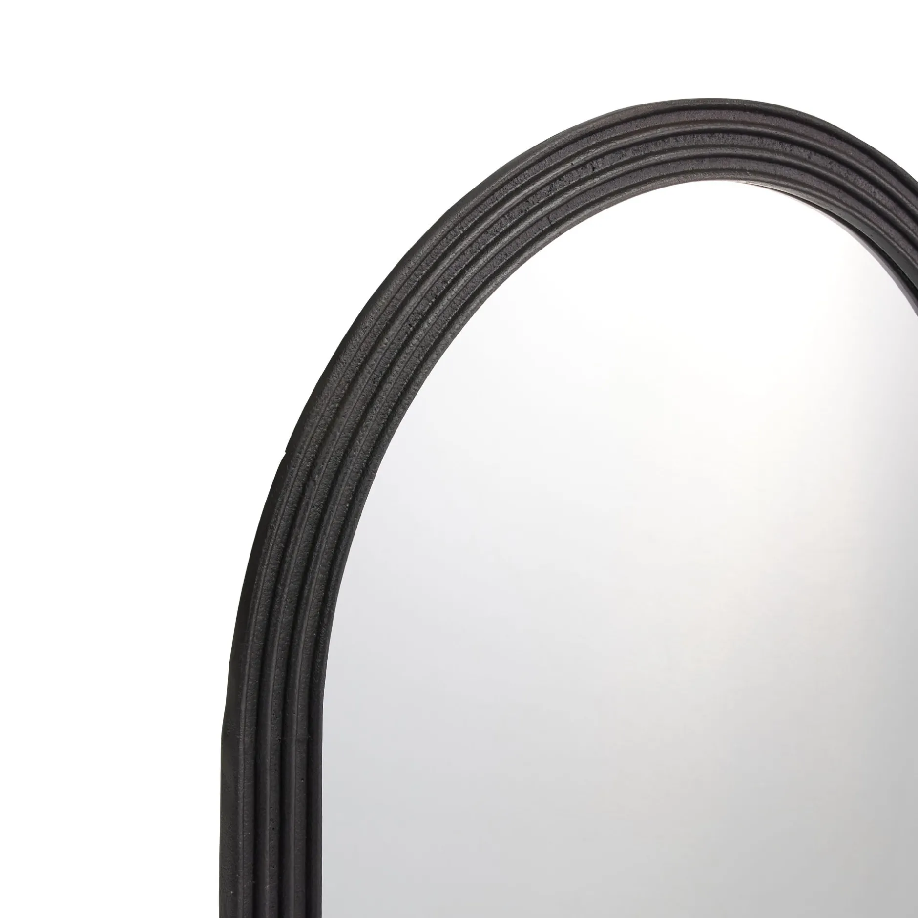 Online Horgans Ascot Oval Wall Mirror Matte Bronze Black