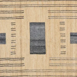 Hot Horgans Aspen Jute Rug 250 x 350 Natural & Black
