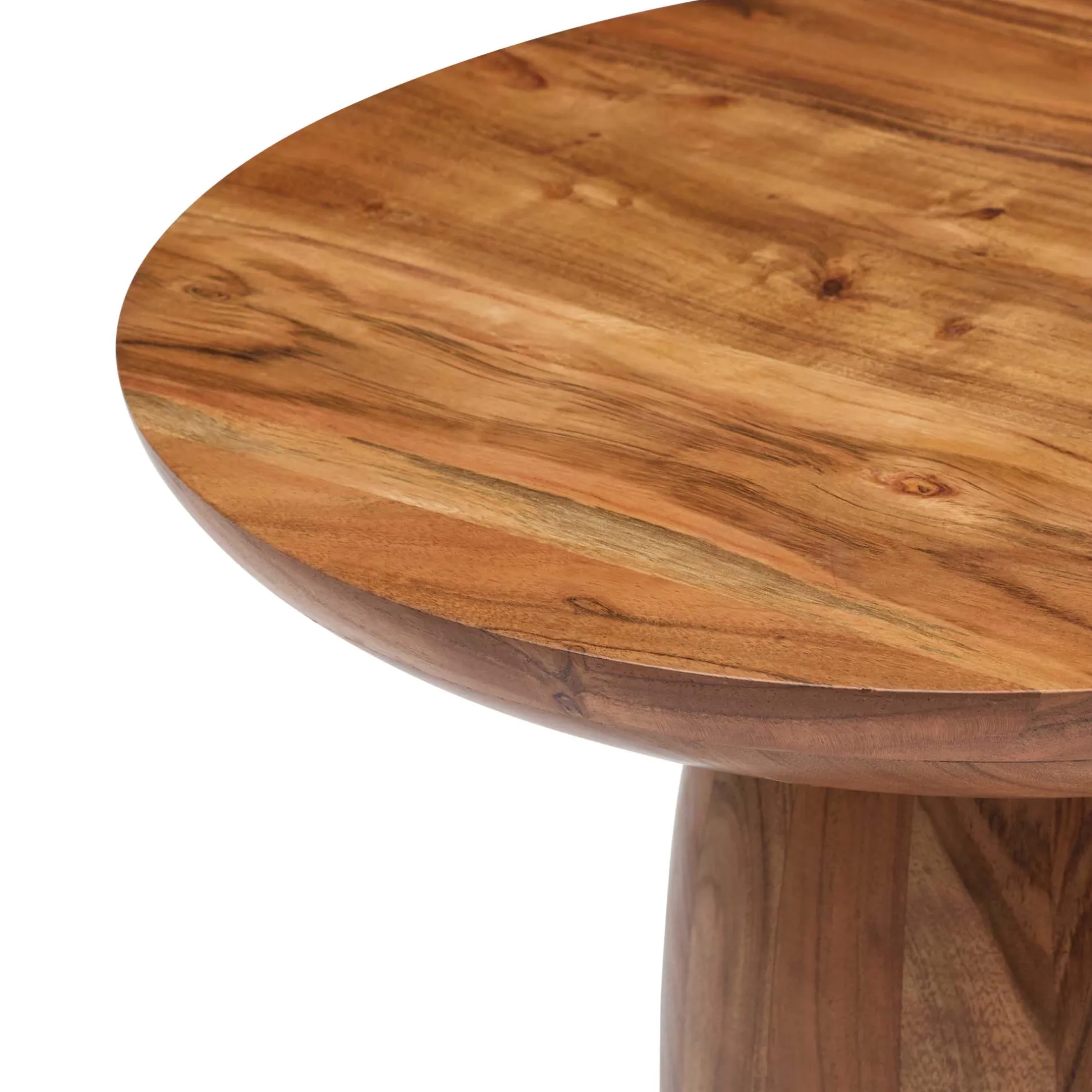 Clearance Horgans Atlas Timber Side Table Natural
