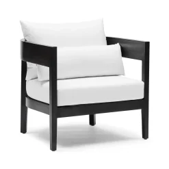 Clearance Horgans Avoca Outdoor Chair Black & White