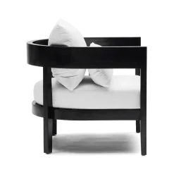 Clearance Horgans Avoca Outdoor Chair Black & White