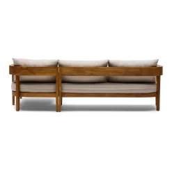 Clearance Horgans Avoca Outdoor Sofa Natural & Right Chaise Stone