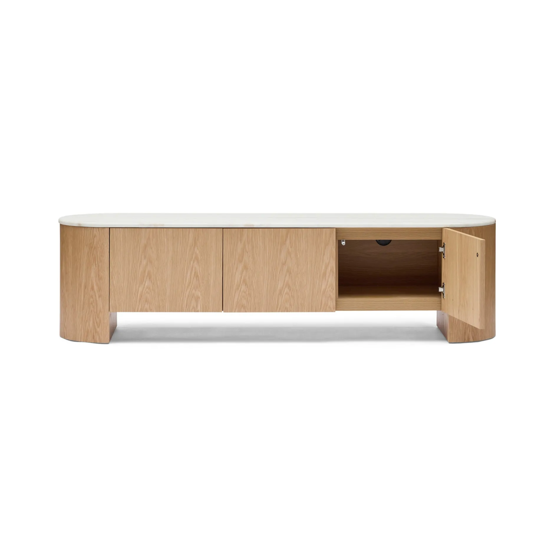 New Horgans Axel Entertainment Unit Natural