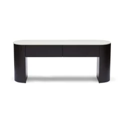 Best Horgans Axel Low Console Walnut
