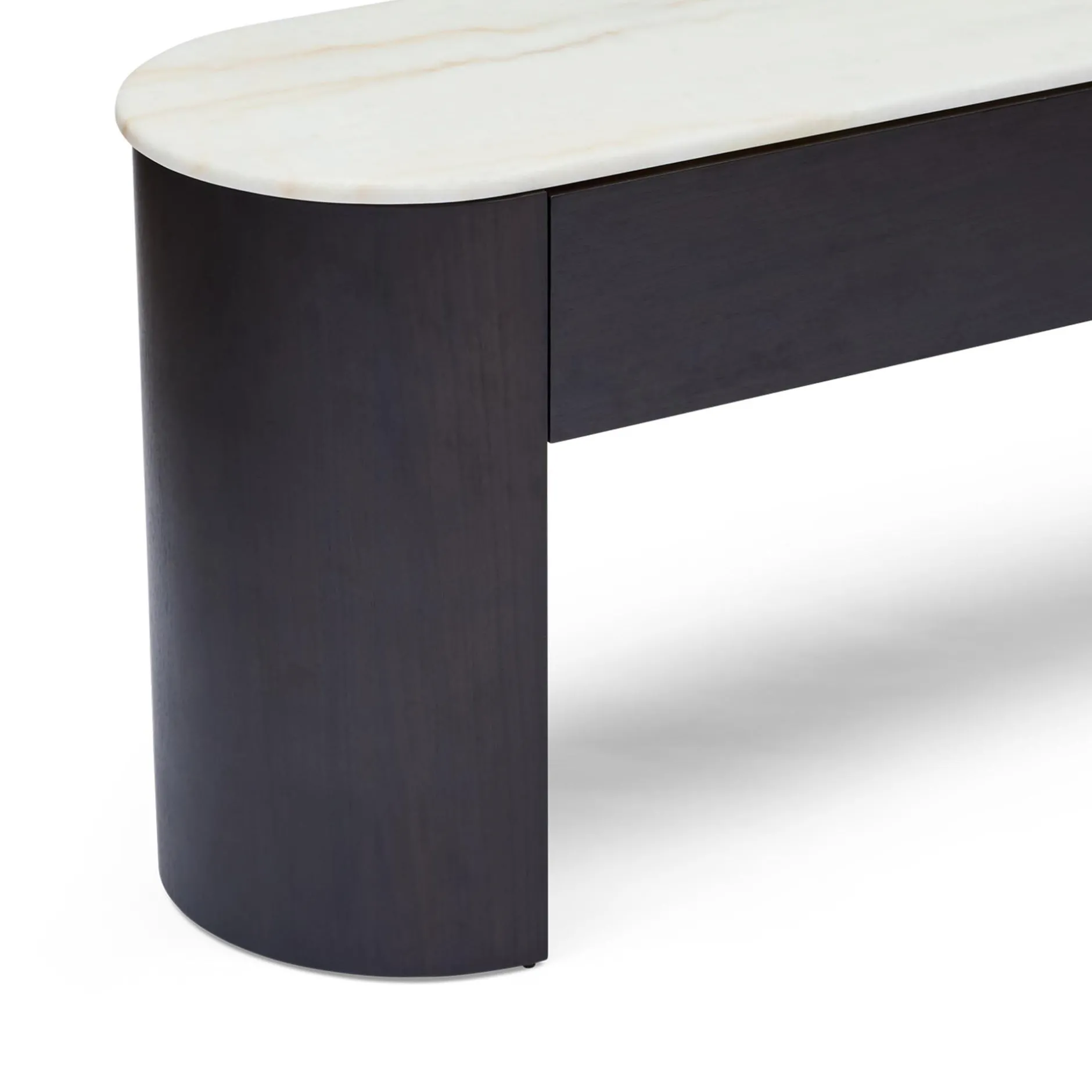Best Horgans Axel Low Console Walnut