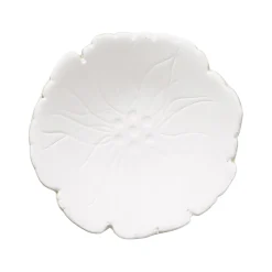 Sale Horgans Ayana Petal Ceramic Plate Small White