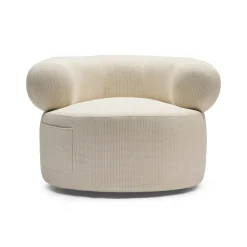 New Horgans Bacio Swivel Outdoor Chair Sample Natural