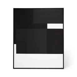 Best Horgans Block Canvas Wall Art Black & White