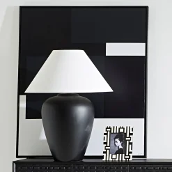 Best Horgans Block Canvas Wall Art Black & White