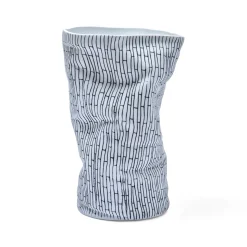 Outlet Horgans Boni Vase White & Black