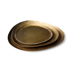 Sale Horgans Byron Tray Set Brushed Brass