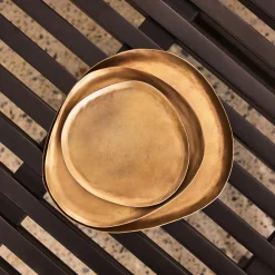 Sale Horgans Byron Tray Set Brushed Brass