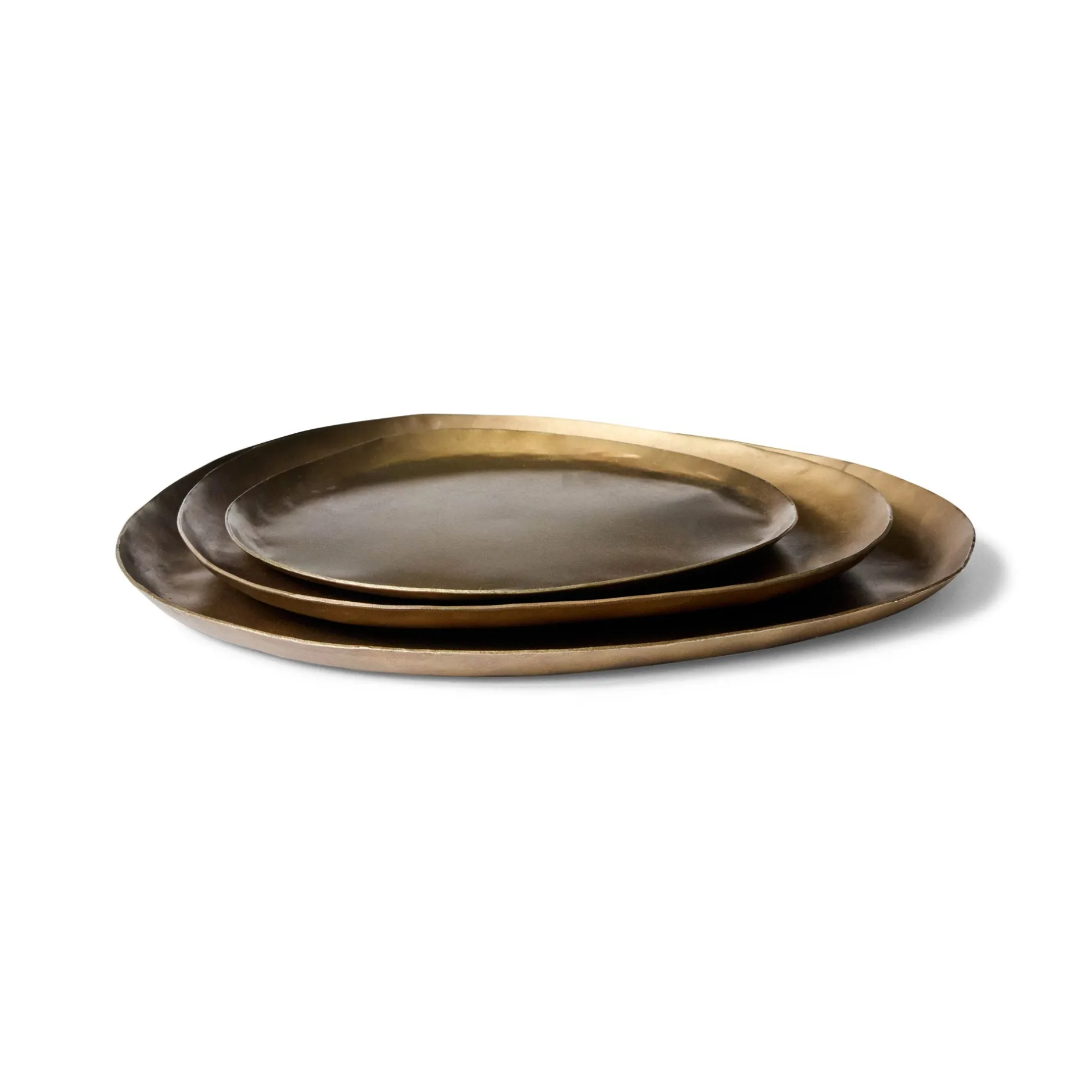 Sale Horgans Byron Tray Set Brushed Brass
