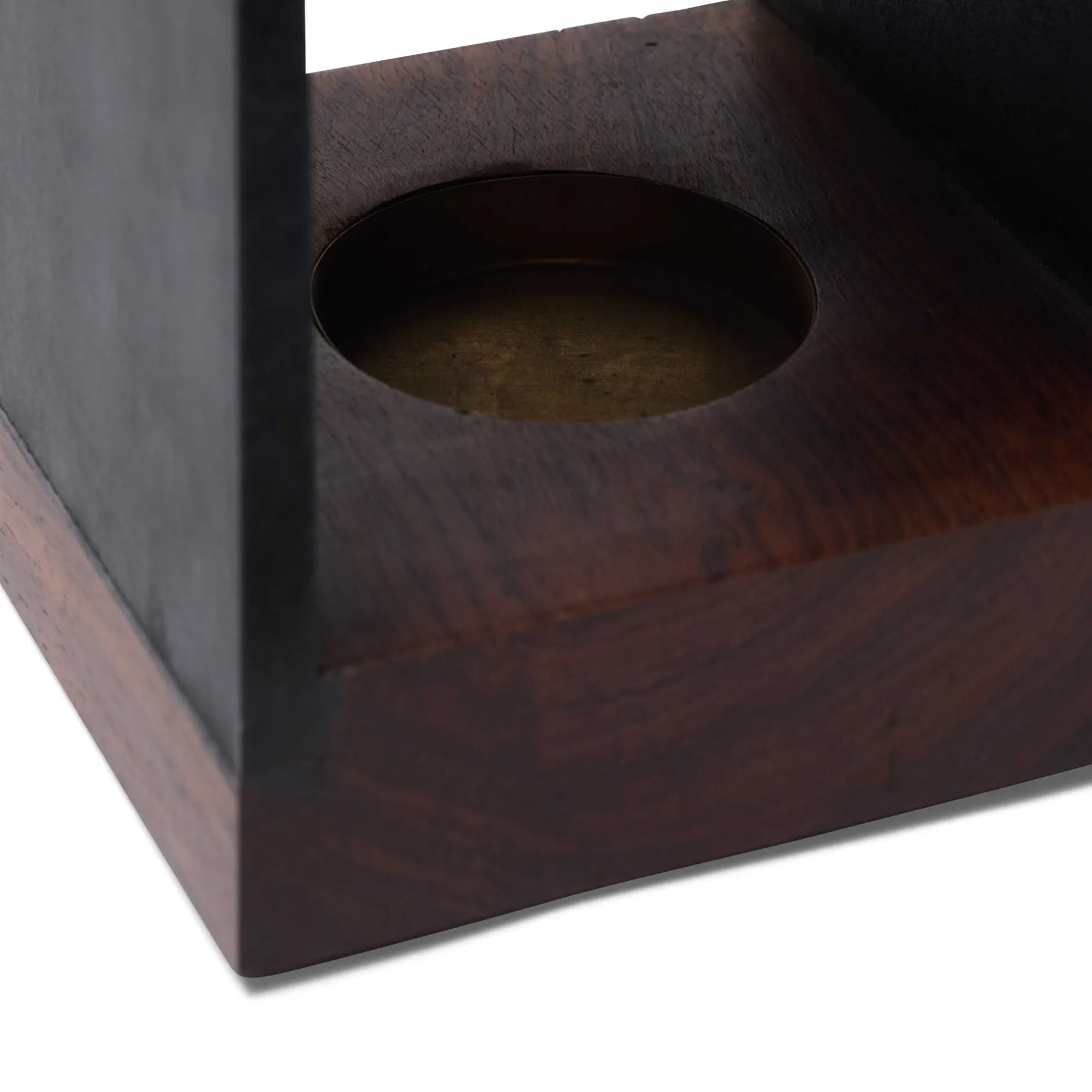 Fashion Horgans Cahya Oil Burner Wood & Silver