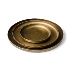 Outlet Horgans Calvin Tray Set Brass