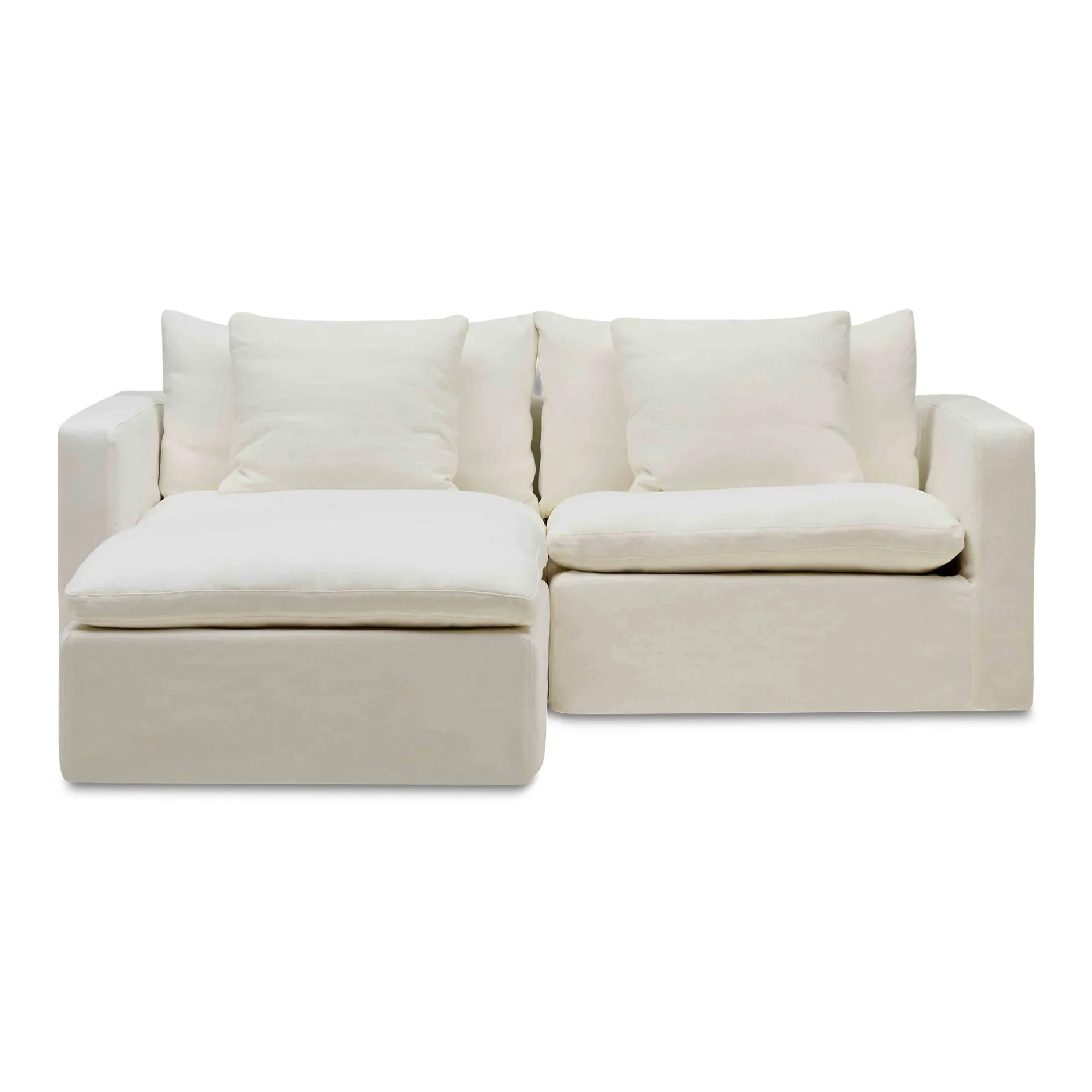 Sale Horgans Cape Modular Sofa 2 Seat with Ottoman Snow