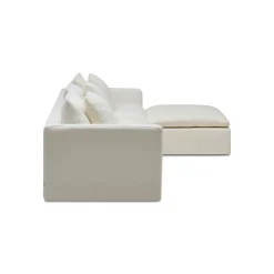 Clearance Horgans Cape Modular Sofa 3 Seat with Ottoman Snow