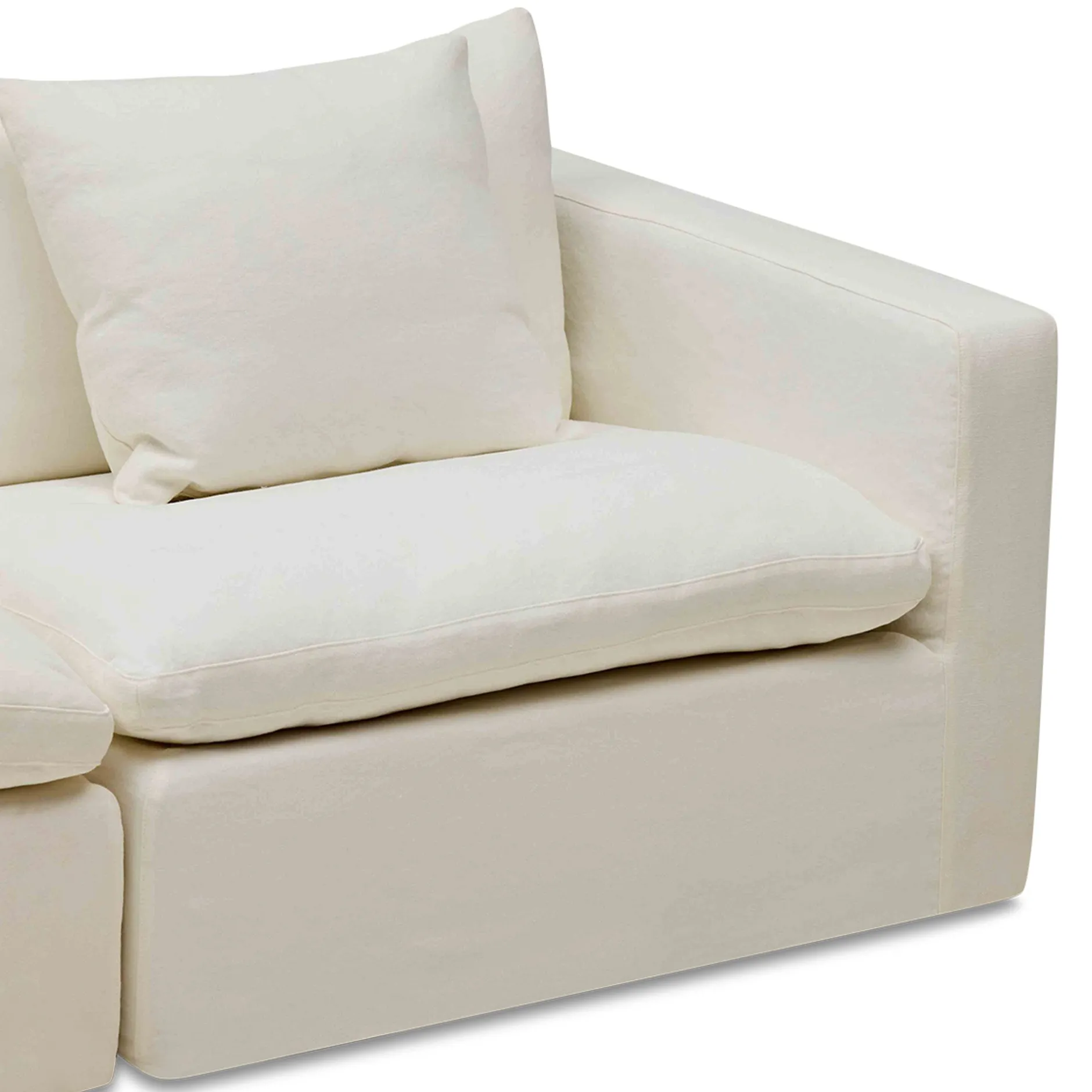 Best Horgans Cape Modular Sofa 2 Seat Snow