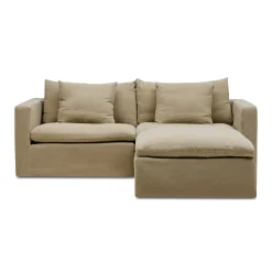 Sale Horgans Cape Modular Sofa 2 Seat with Ottoman Warm Stone