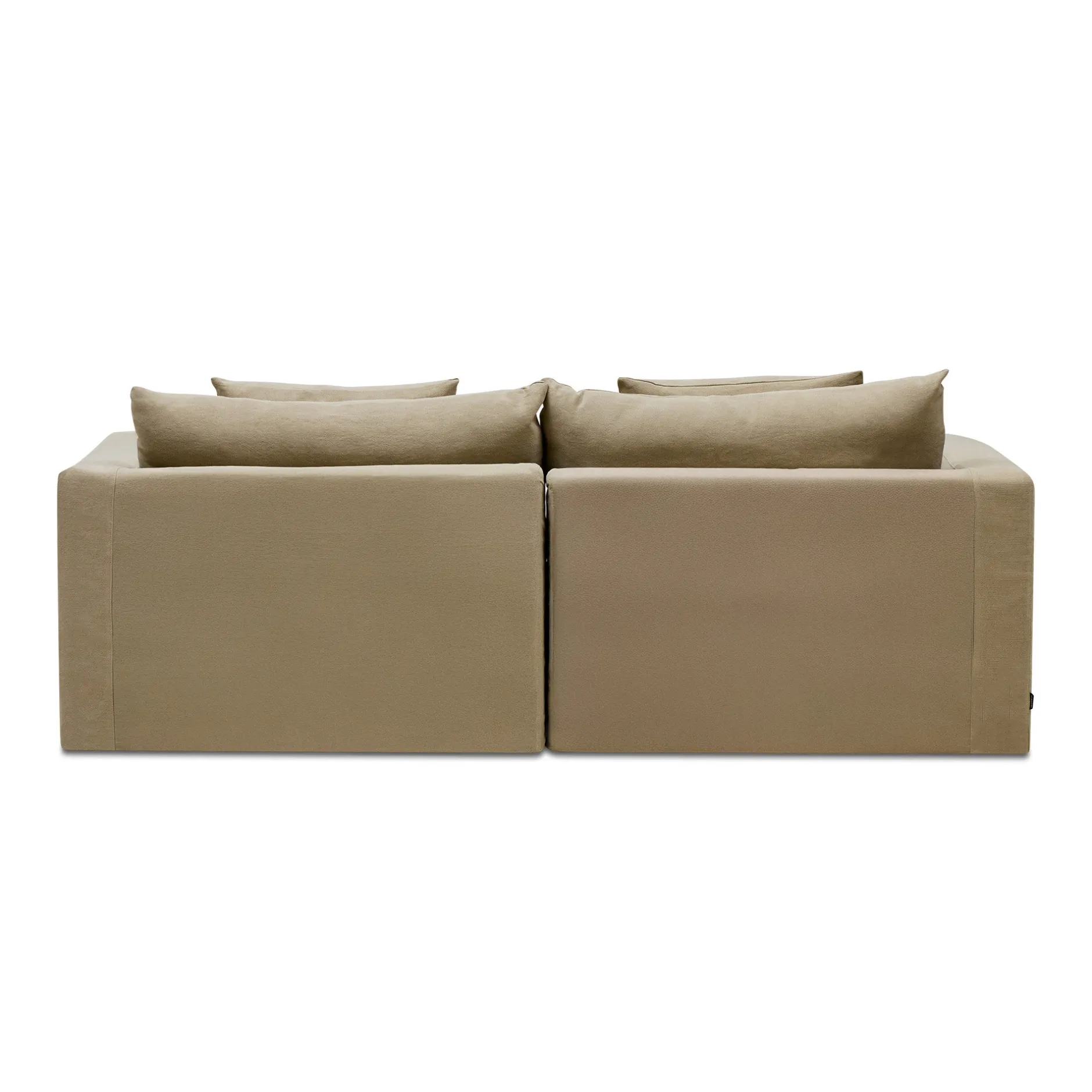 Sale Horgans Cape Modular Sofa 2 Seat with Ottoman Warm Stone