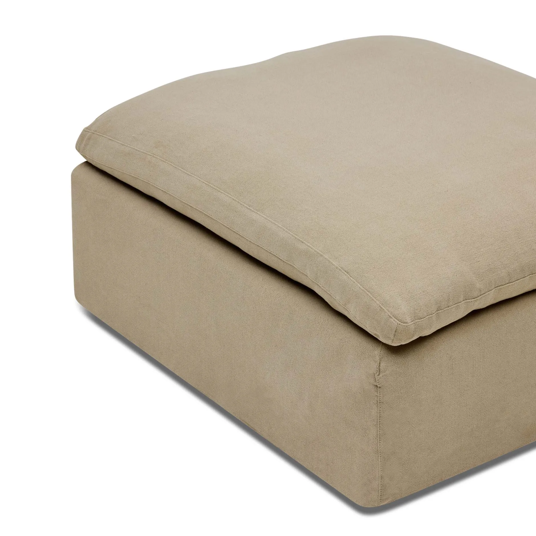 Sale Horgans Cape Ottoman Warm Stone